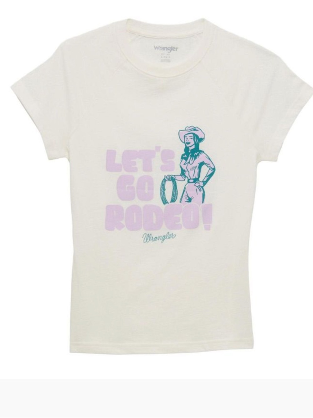 Wrangler Lets go rodeo raglan tee